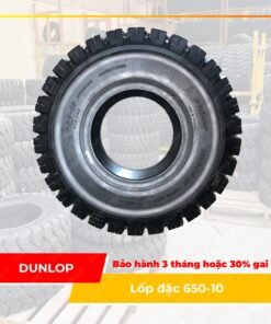 Vỏ xe nâng Dunlop 650-10