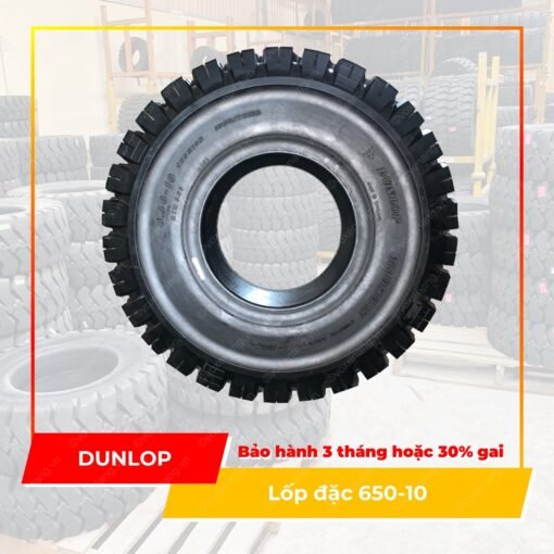Vỏ xe nâng Dunlop 650-10
